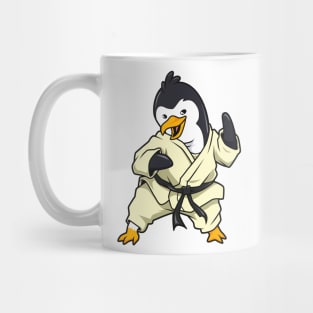 Comic Pinguin does Karate Mug